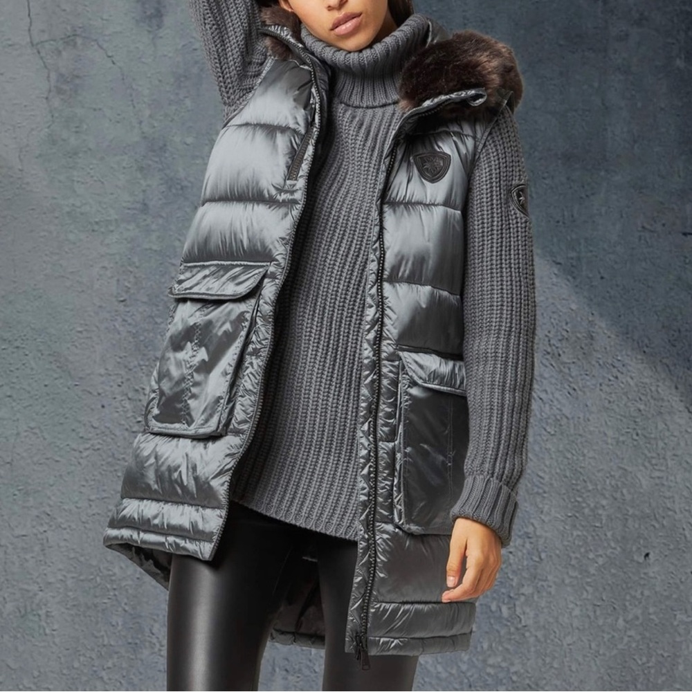 Alp N Rock Astra Vest Faux Fur Hood Large